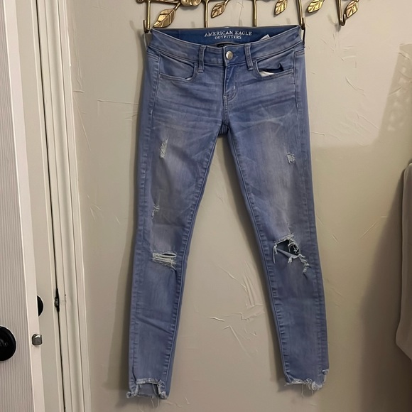 American Eagle Outfitters Denim - AEO Distressed skinny jeans